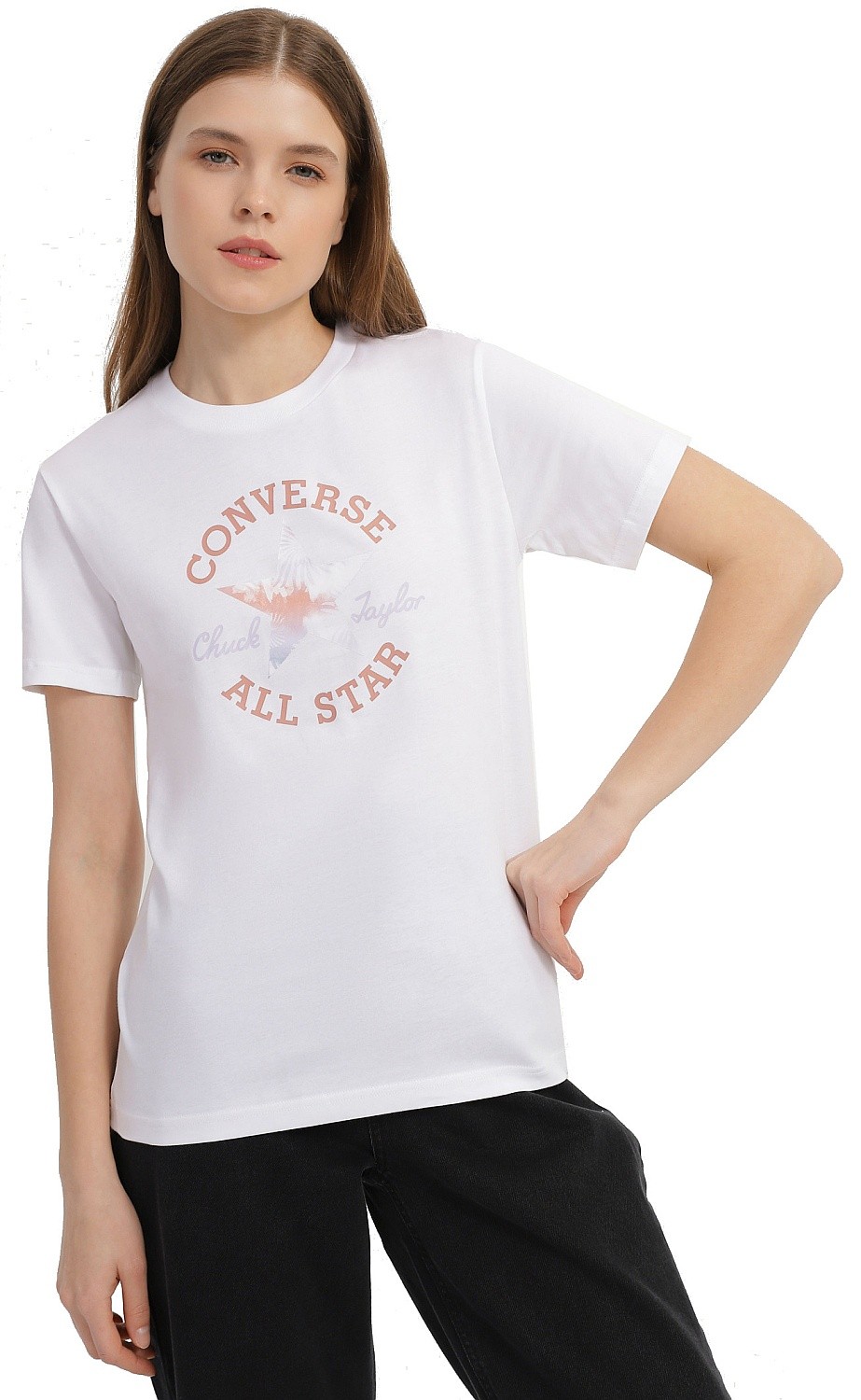 T-shirt Converse Chuck Patch Infill/10025041 - A02/White