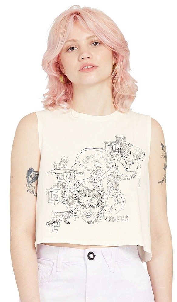 Unterhemd Volcom Fa Ed Merlin Murray - Star White - women´s