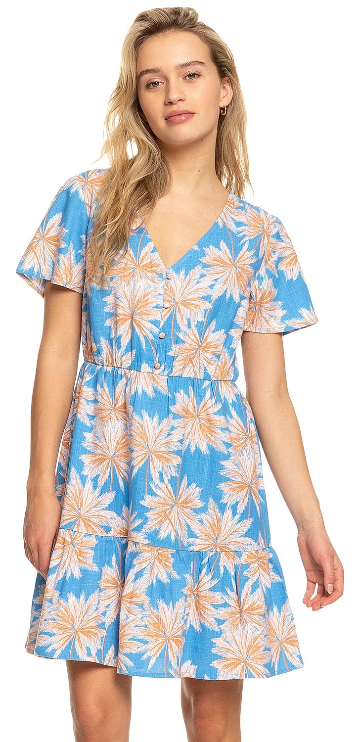 robe Roxy Bikini Party - BJT6/Azure Blue Palm Island - women´s