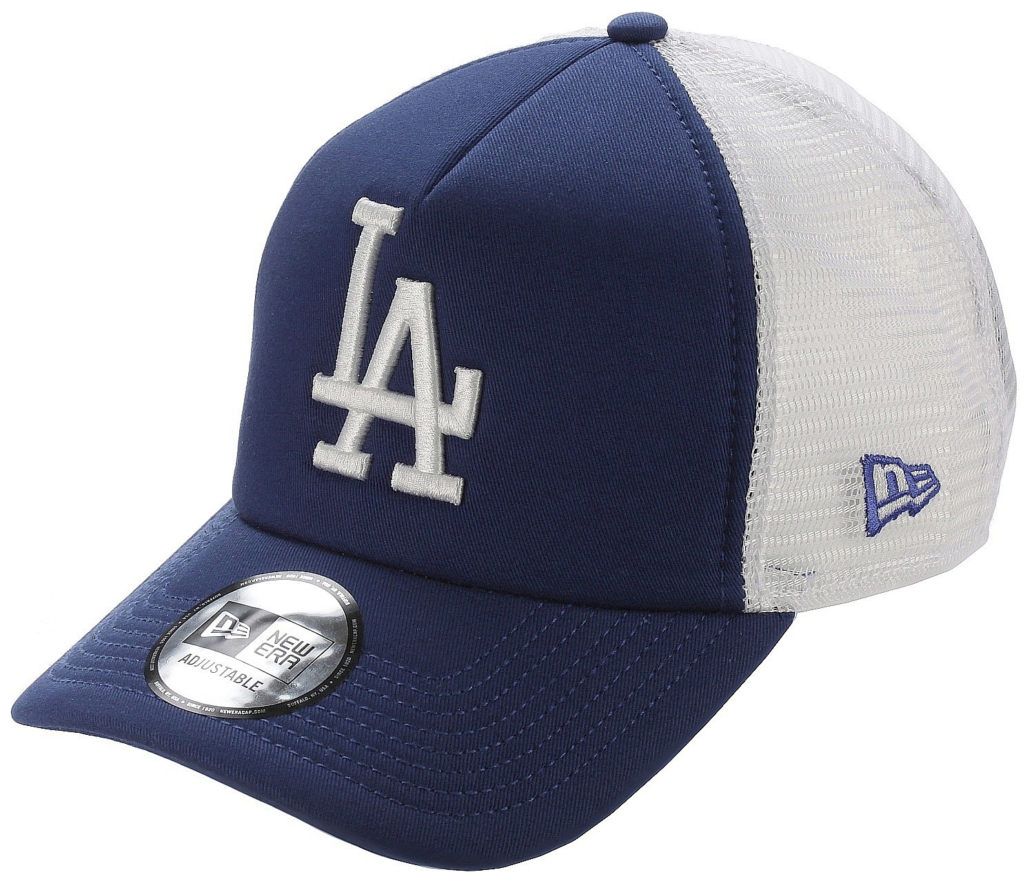 kšiltovka New Era 9FO Clean Trucker MLB Los Angeles Dodgers - Light Royale/White