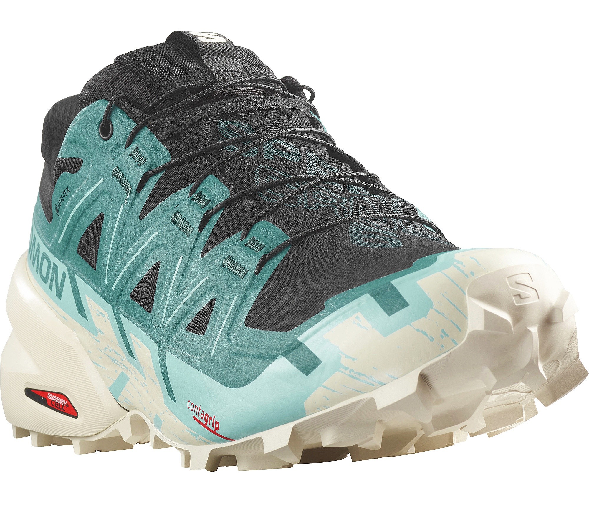 buty Salomon Speedcross 6 GTX - Black/Harbor Blue/Rainy Day
