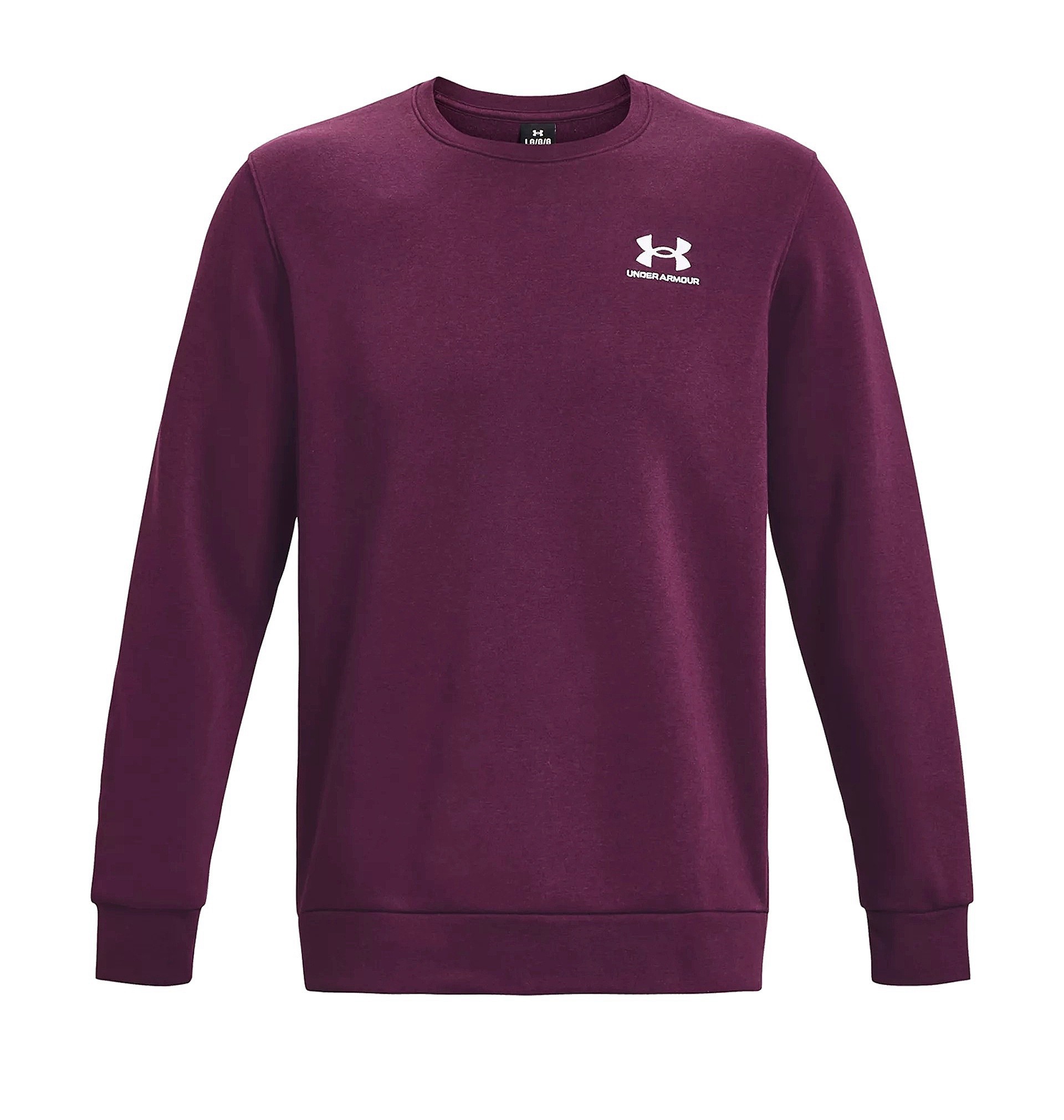 sweat-shirt Under Armour Essential Fleece Crew - 572/Purple Stone/White - men´s