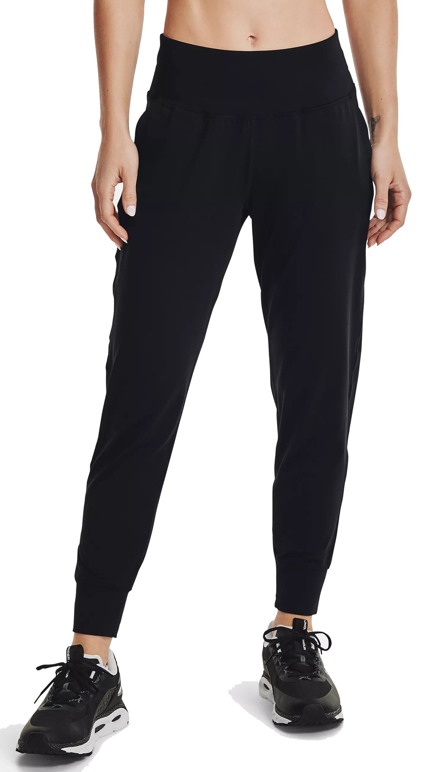 spodnie dresowe Under Armour Meridian Jogger - 001/Black/Metallic Silver