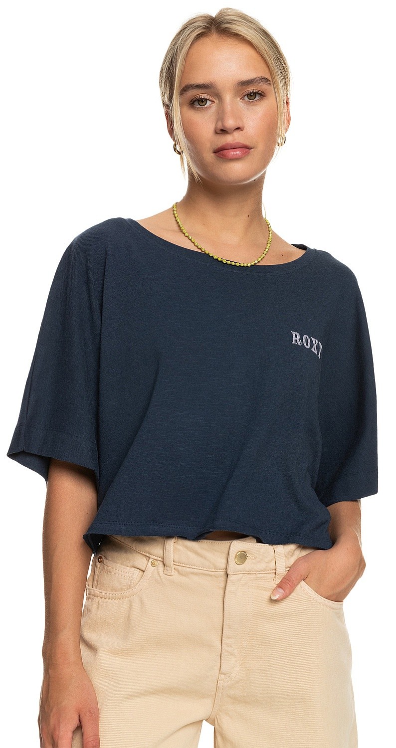 рубашка Roxy Tiki & Surf Tee A - BSP0/Mood Indigo - women´s