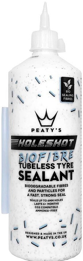 liquide préventif Peaty's Holeshot Tubeless Sealant 1000 ml - White