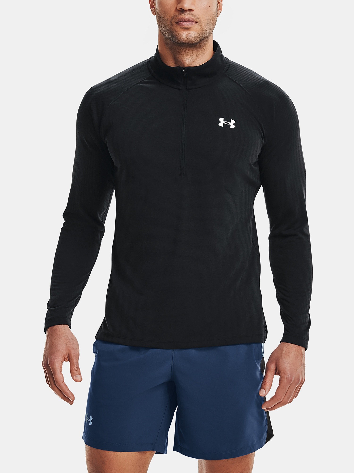 camisa Under Armour Streaker LS - Black - men´s
