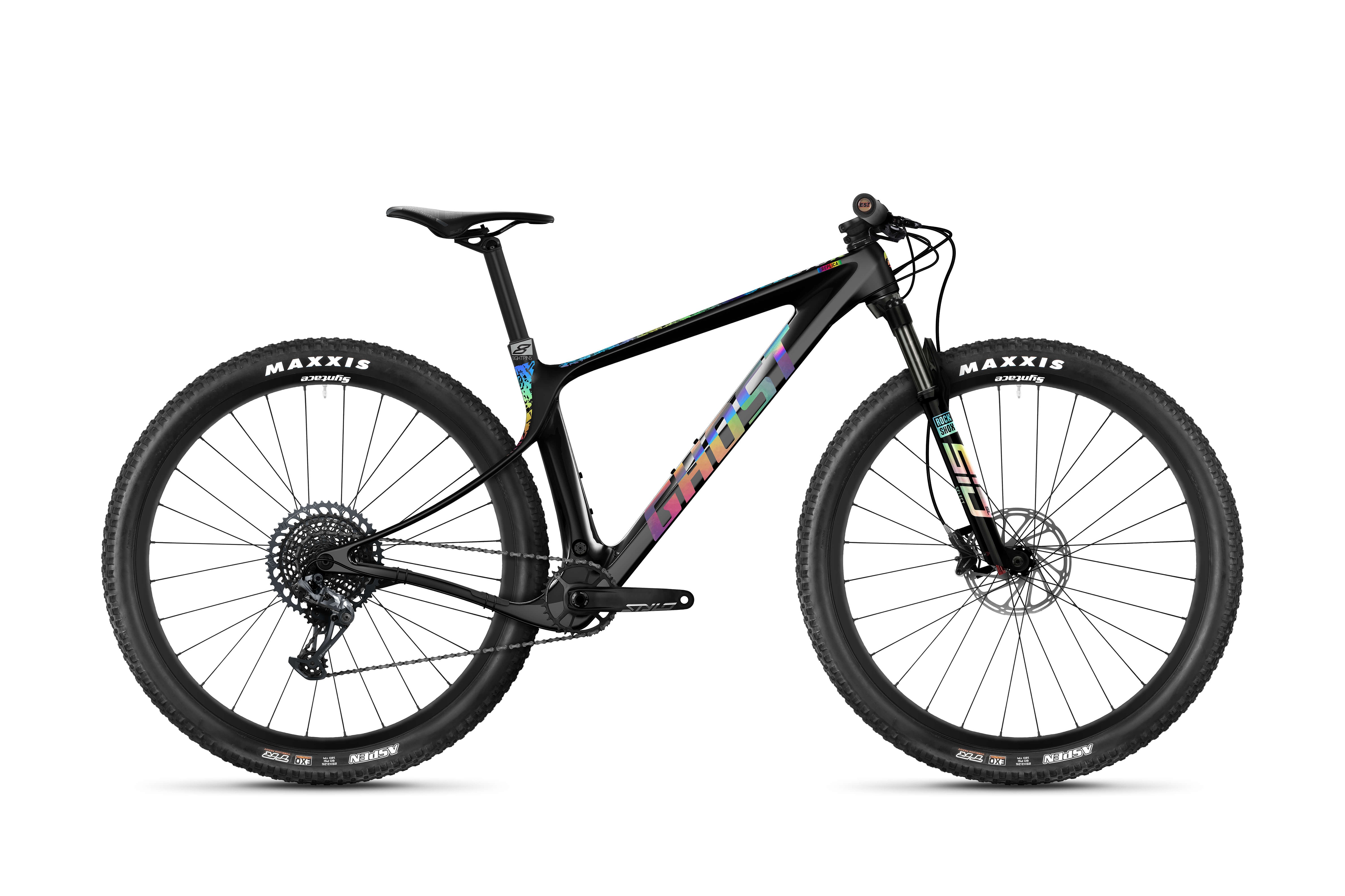 велосипед Ghost Lector UC Replica 29" - Black/Rainbow