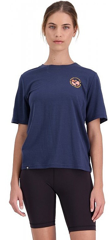T-shirt Mons Royale Icon Relaxed - Midnight - women´s