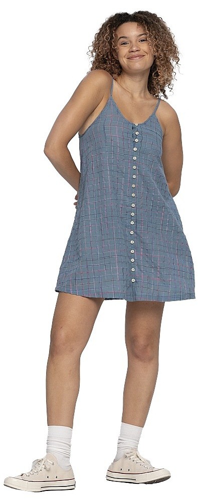 Kleid Santa Cruz Sundance Skater - Blue Check - women´s