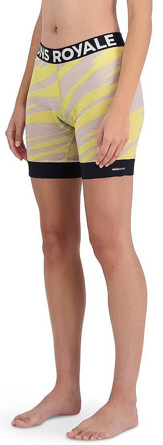 short Mons Royale Enduro Merino Air-Con MTB Liner - Limelight Camo - women´s