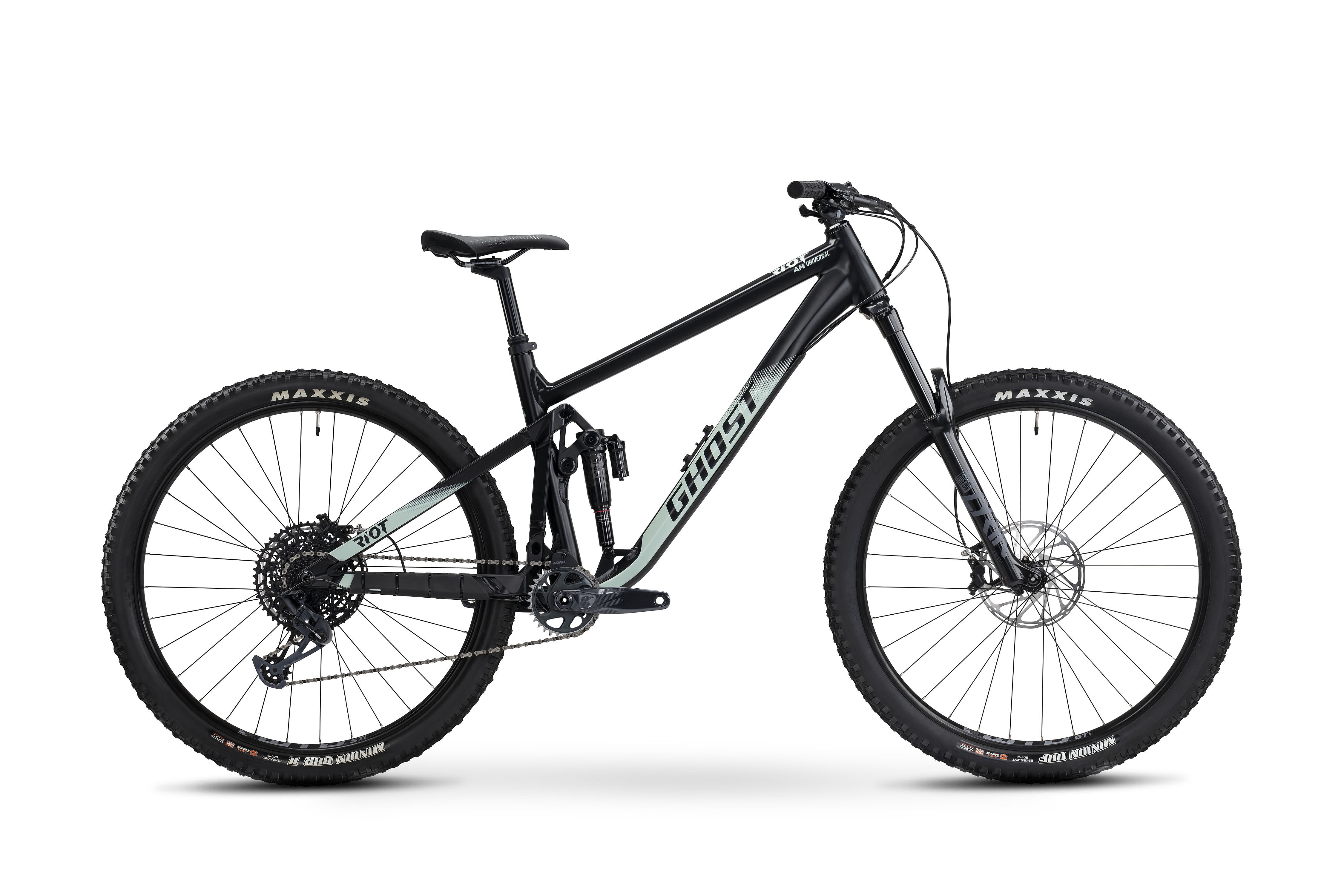 vélo Ghost Riot AM AL 160/150 Universal 29" - Black/Green