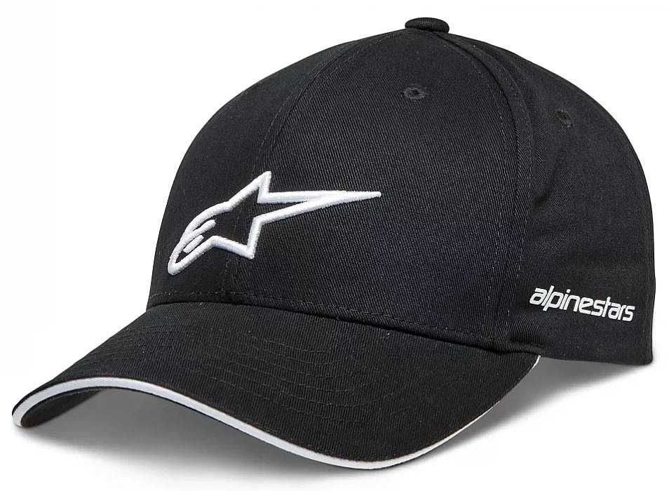 gorra con visera Alpinestars Rostrum - Black/White - men´s