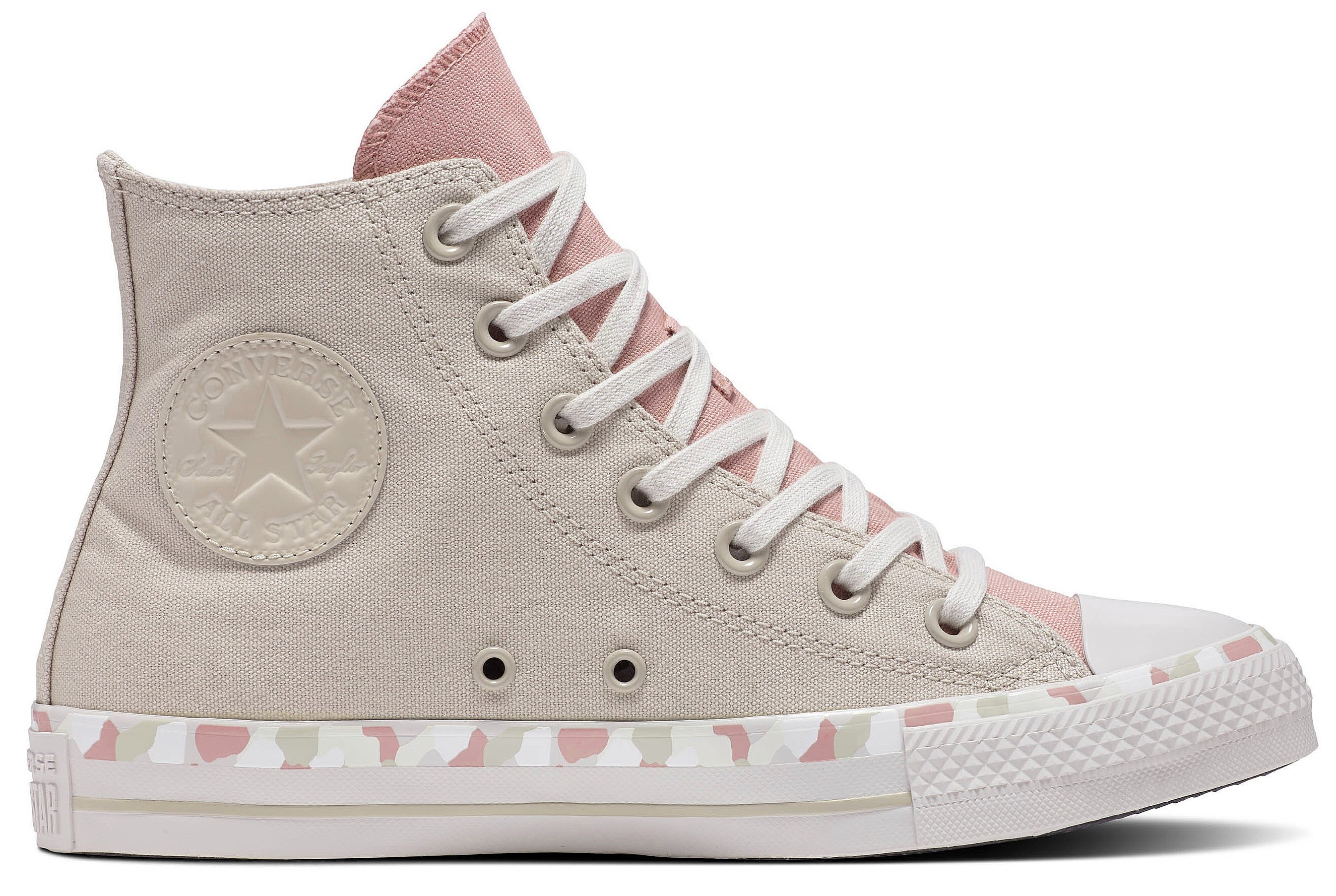 chaussures Converse Chuck Taylor All Star Marbled Hi - A02876/Beach Stone/Canyon Dusk - women´s