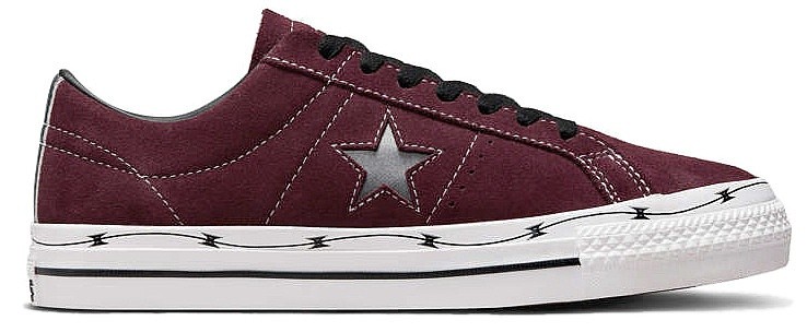 topánky Converse Cons One Star Pro Razor Wire OX - A05091/Deep Bordeaux/Black/White