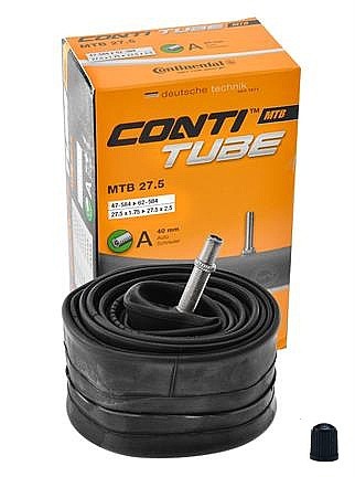 chambre à air Continental MTB AV 27.5"x1.75"-2.50" 40mm - 0182331/Black