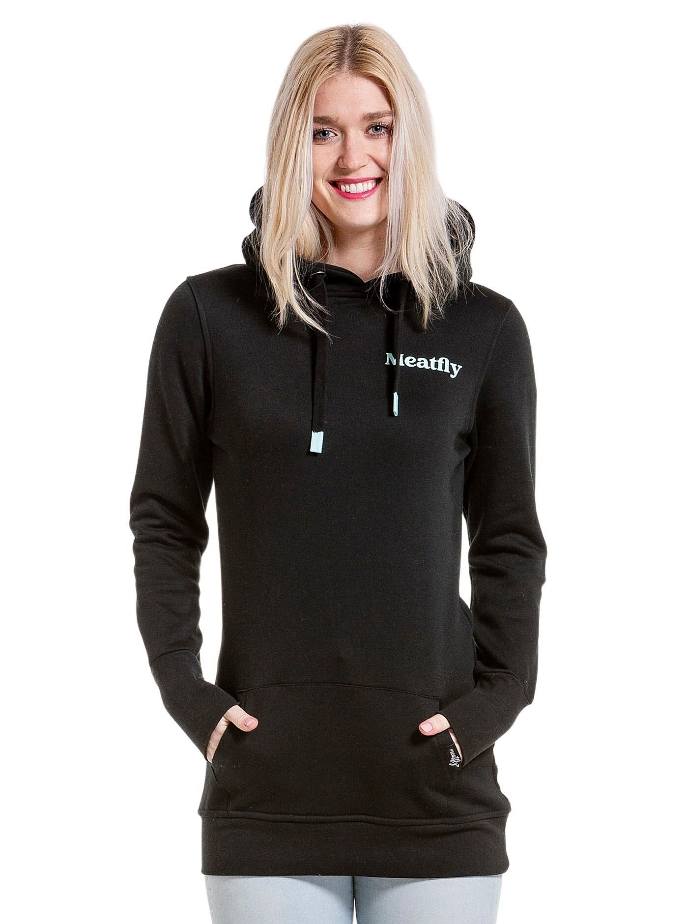 sweat-shirt Meatfly Jinx - Black - women´s