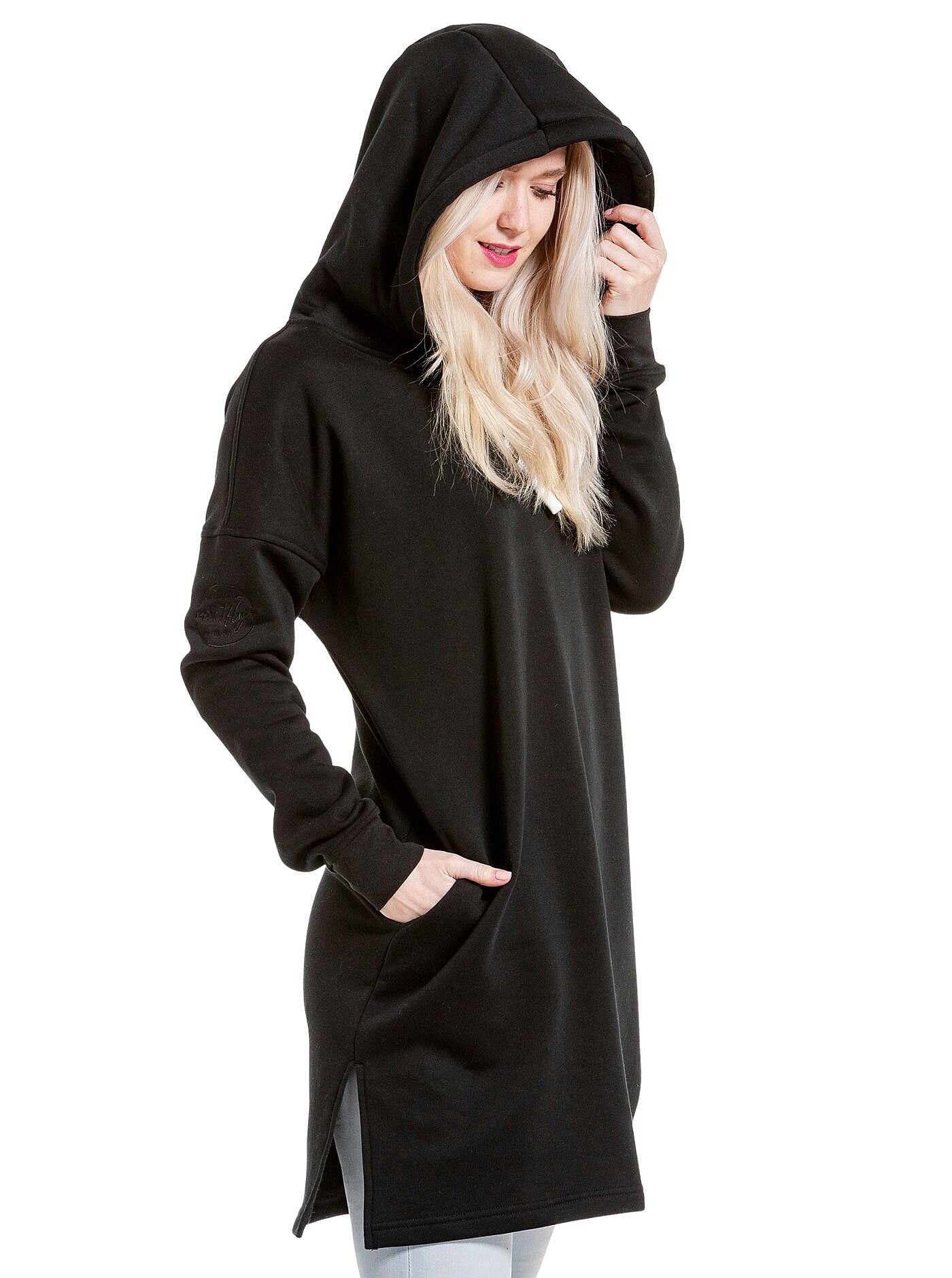 sweat-shirt Meatfly Zyra - Black - women´s