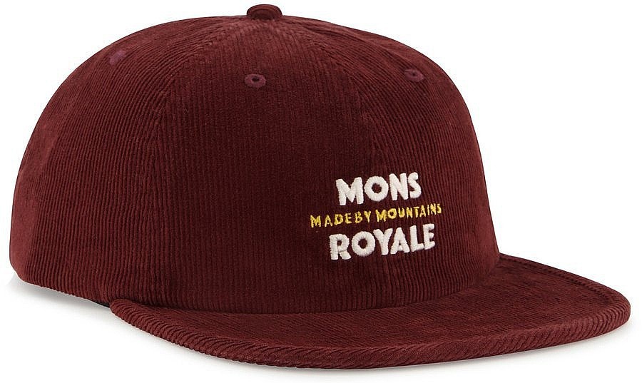 šiltovka Mons Royale Corduroy Roam - Dark Chocolate