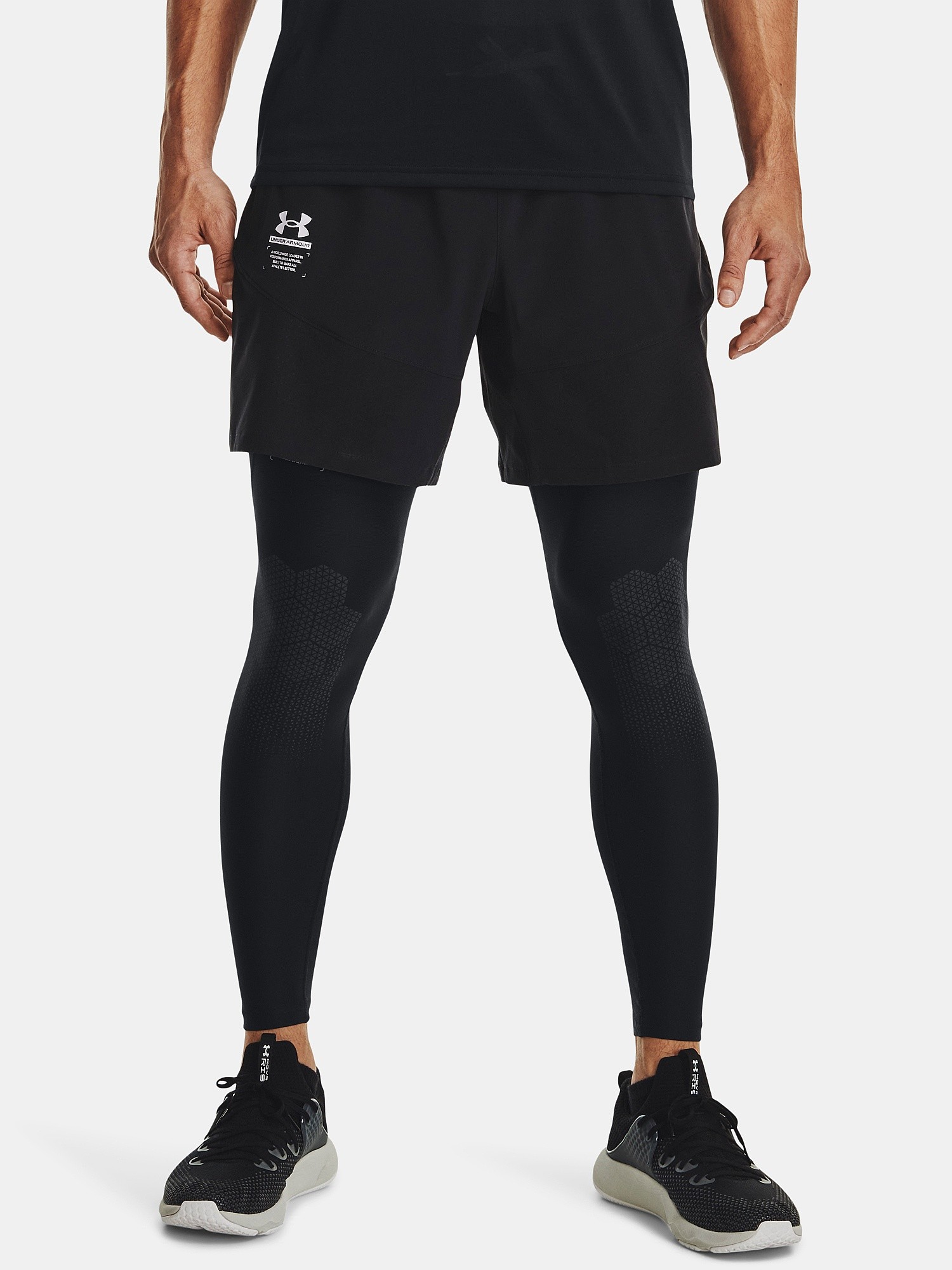 short Under Armour Armourprint Woven - Black - men´s