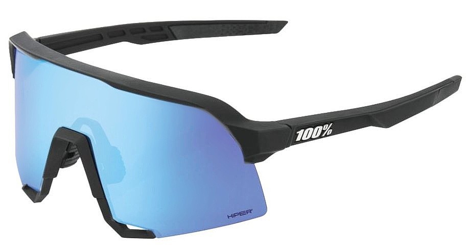 okulary 100% S3 - Matte Black/HiPER Blue Multilayer Mirror Lens