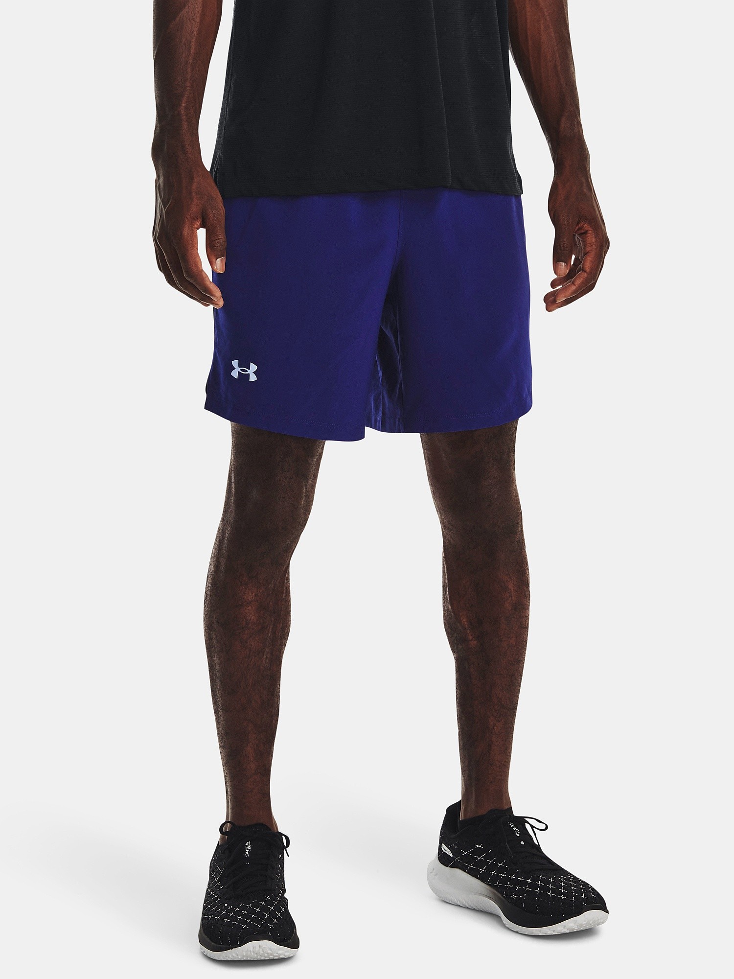 short Under Armour Launch 7'' 2 In 1 - Sonar Blue/Black - men´s