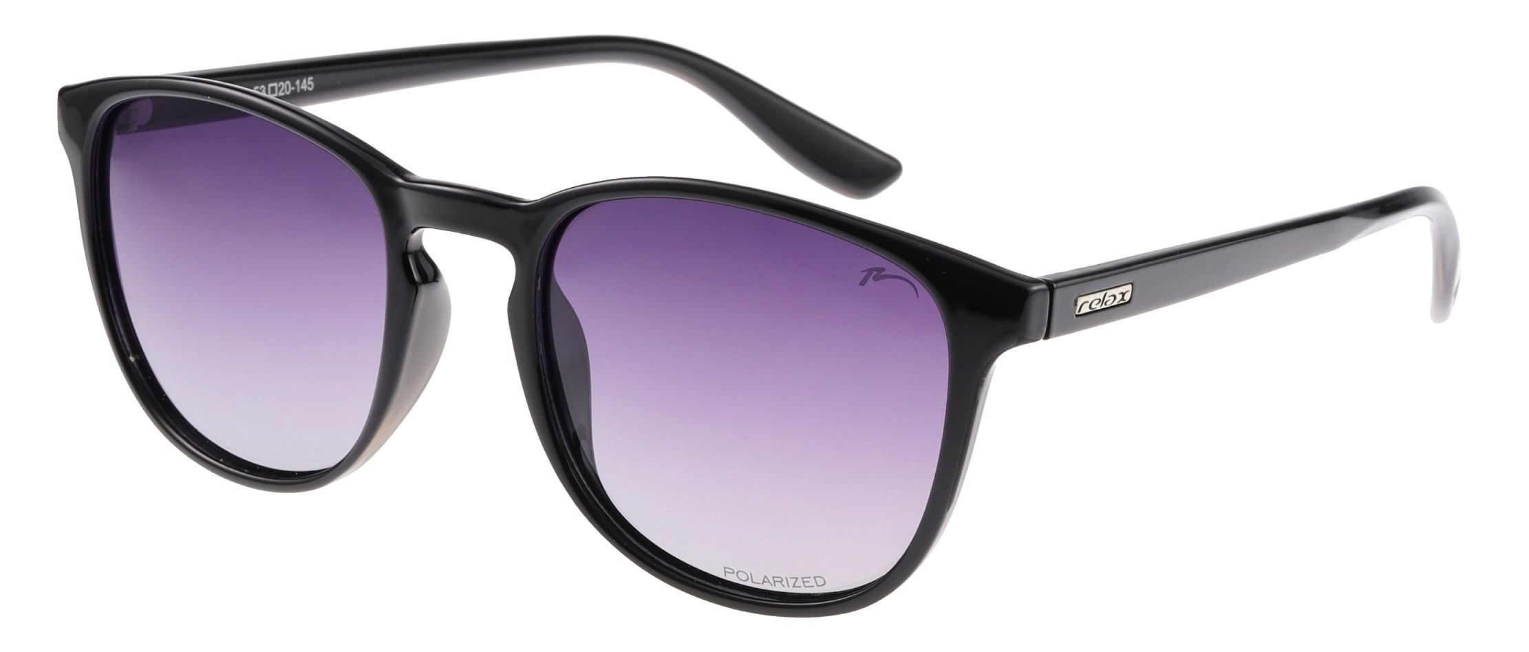 okuliare Relax Somerset - R2354A/Gloss Black/Grey/Polarized