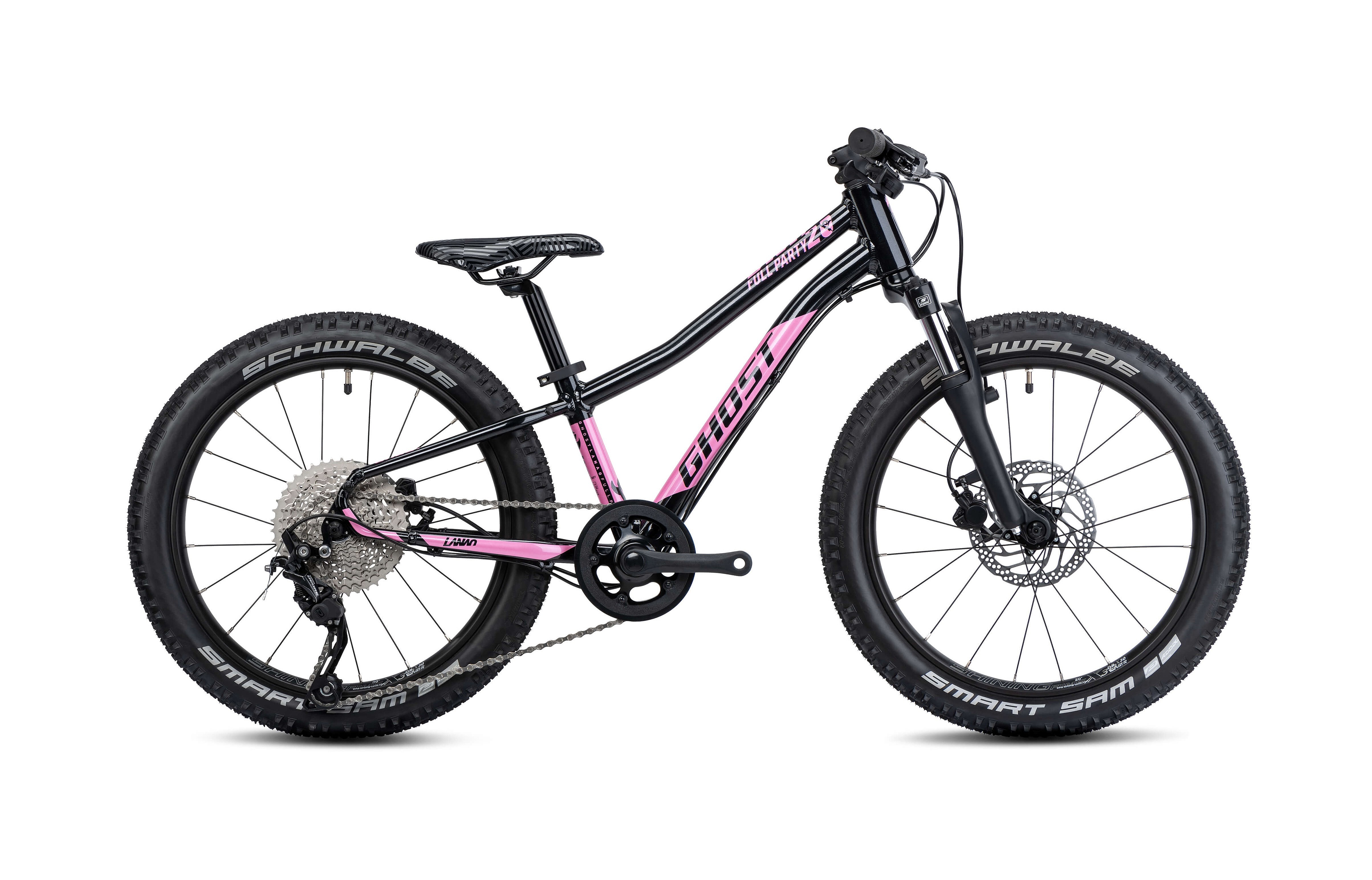 vélo Ghost Lanao Full Party 20" - Metallic Black/Pearl Pink Gloss - girl´s