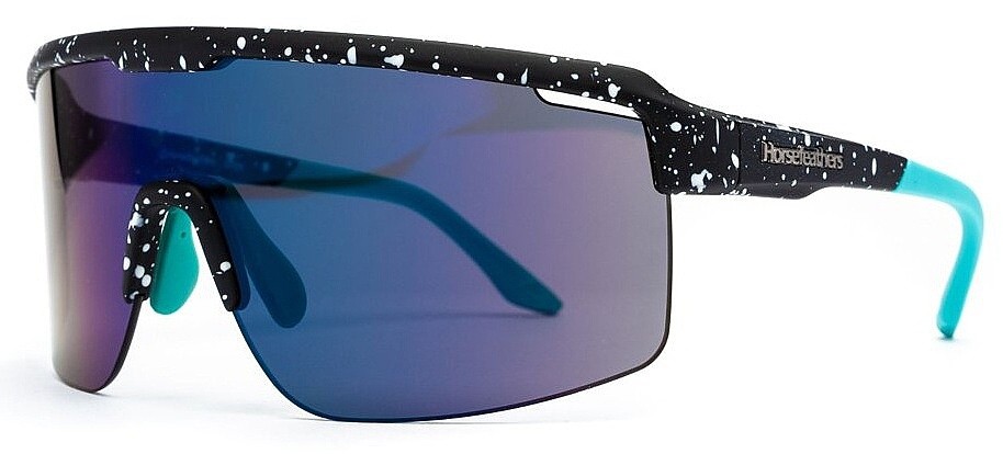 Brille Horsefeathers Scorpio - Black Splash//Mirror Green