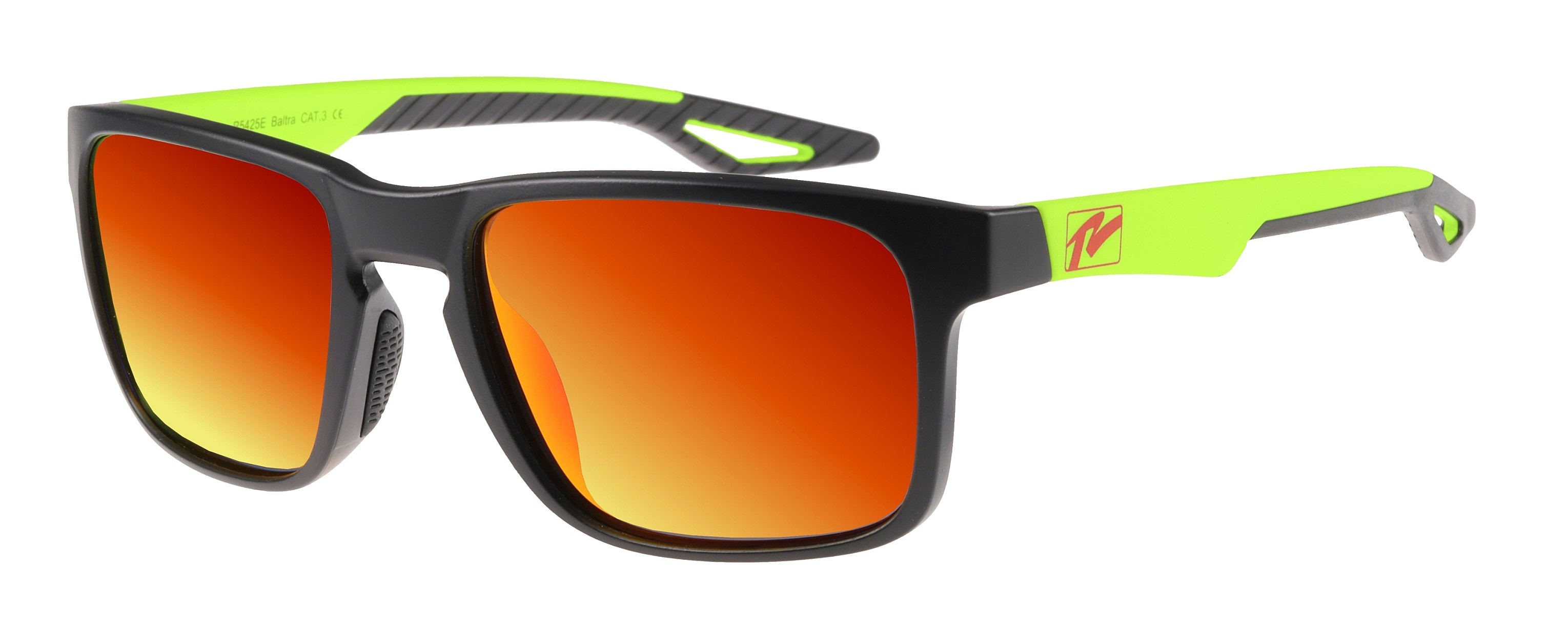 Brille Relax Baltra - R5425E/Matte Black/Neon Yellow/Grey/Polarized