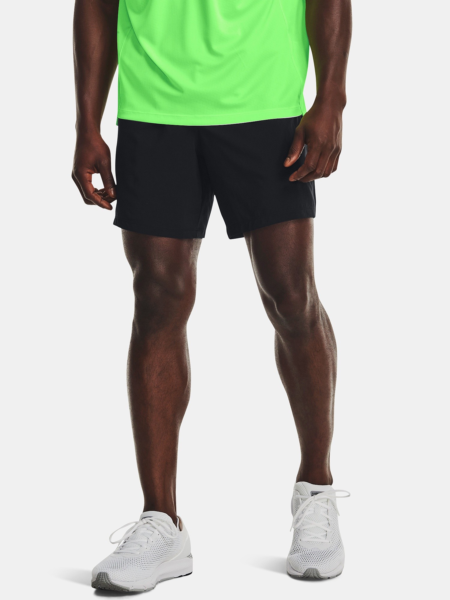 shorts Under Armour Speed Stride 2.0 Black Reflective men s