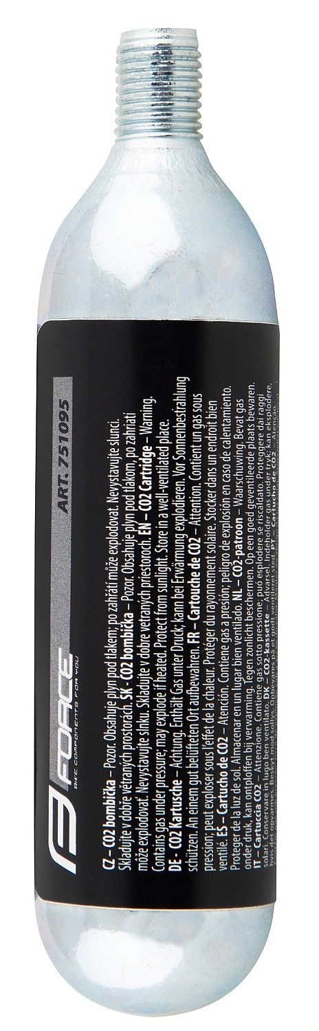 cartouche de CO2 FORCE CO2 závitová 16 g - No Color
