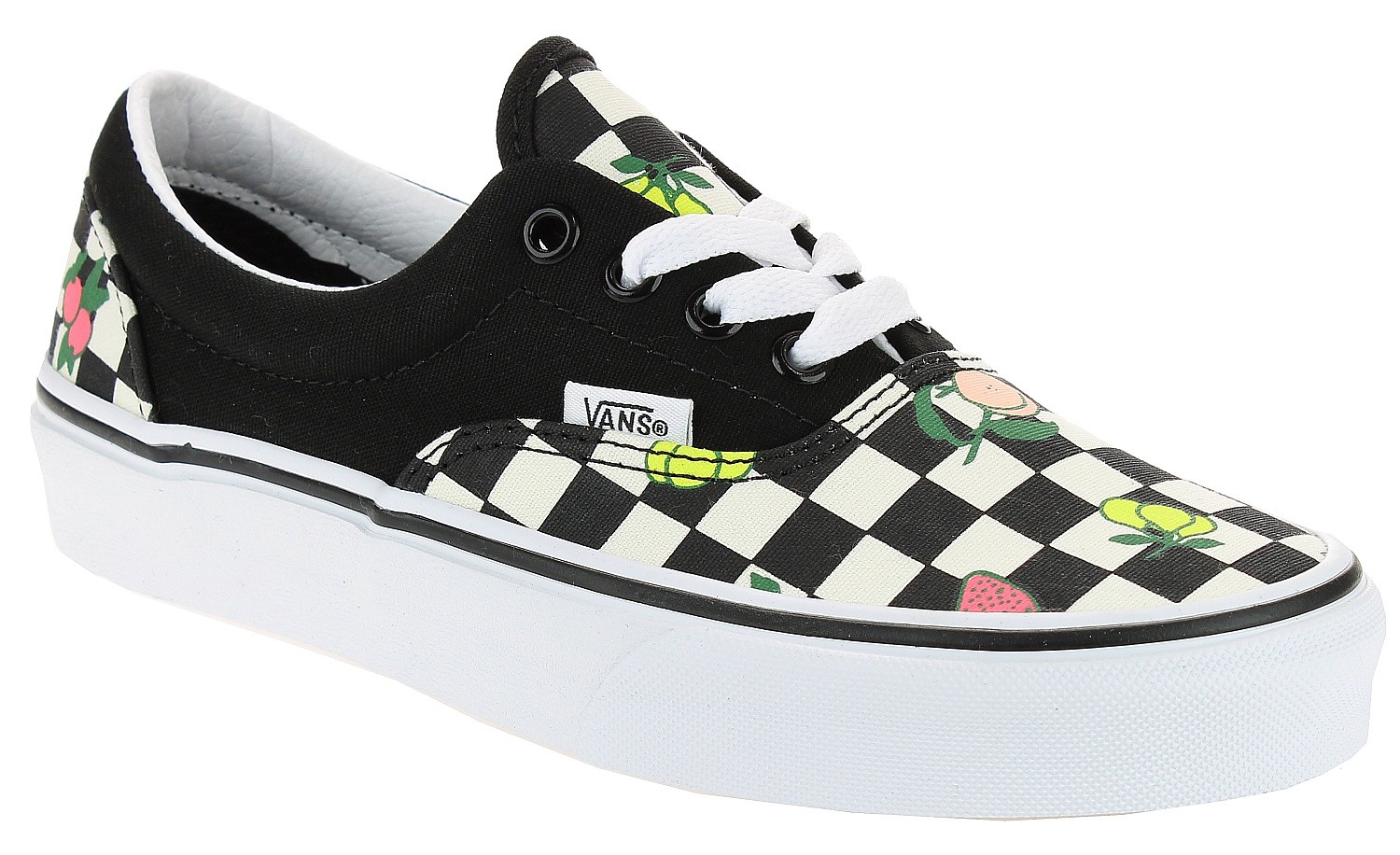sko Vans Era - Fruit Checkerboard Black/White