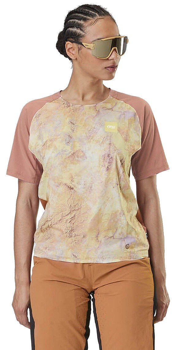 jersey Picture Ice Flow Print - Geology Cream - women´s
