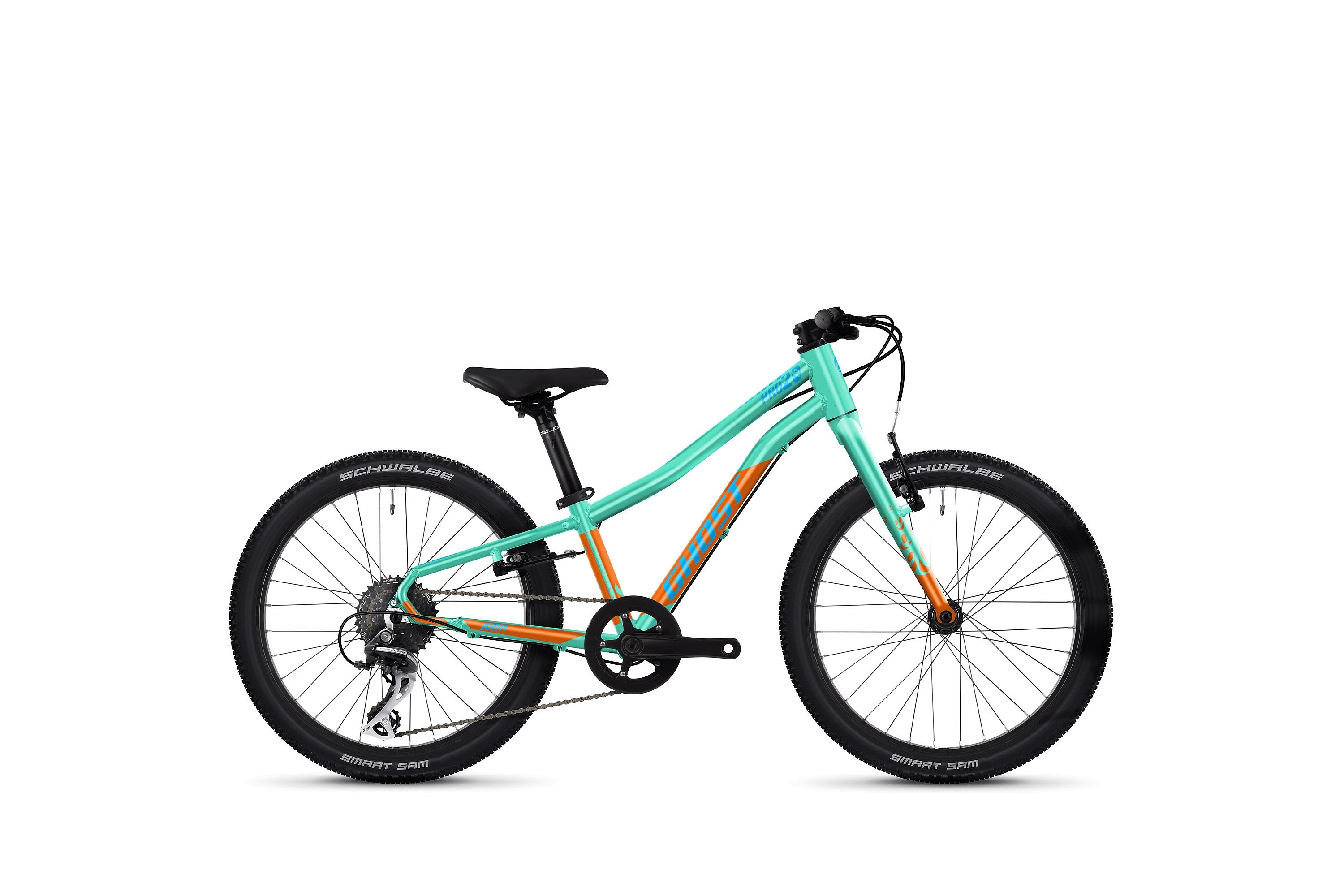 cykel Ghost Kato 20" Pro - Mint/Orange Shiny - boy´s