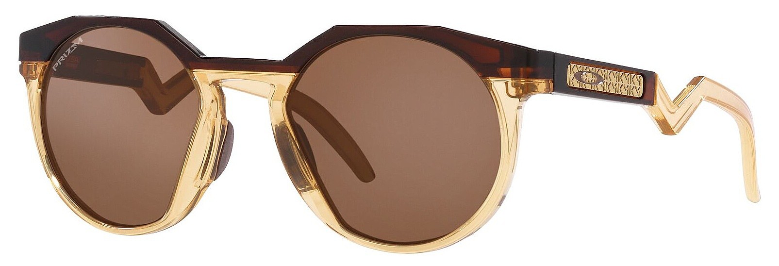 Brille Oakley HSTN Kylian Mbappé - Dark Amber Light Curry/Prizm Tungsten