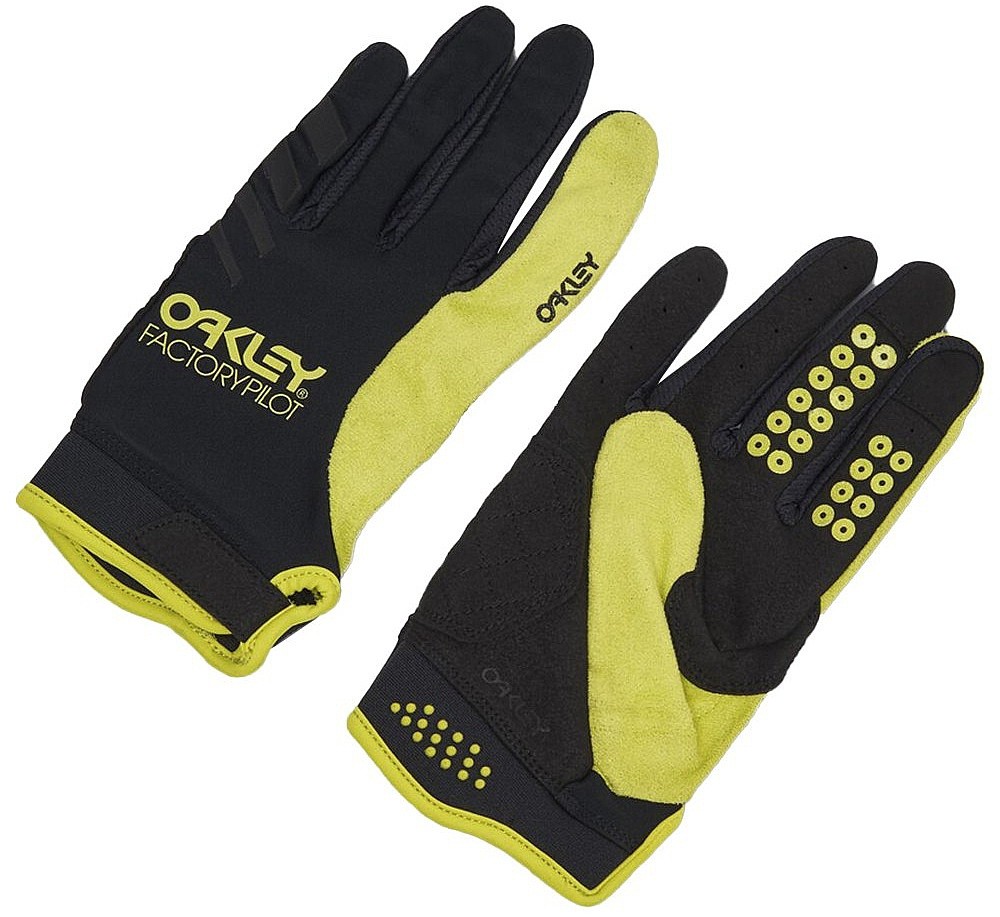 kesztyű Oakley Switchback MTB - Black/Sulphur