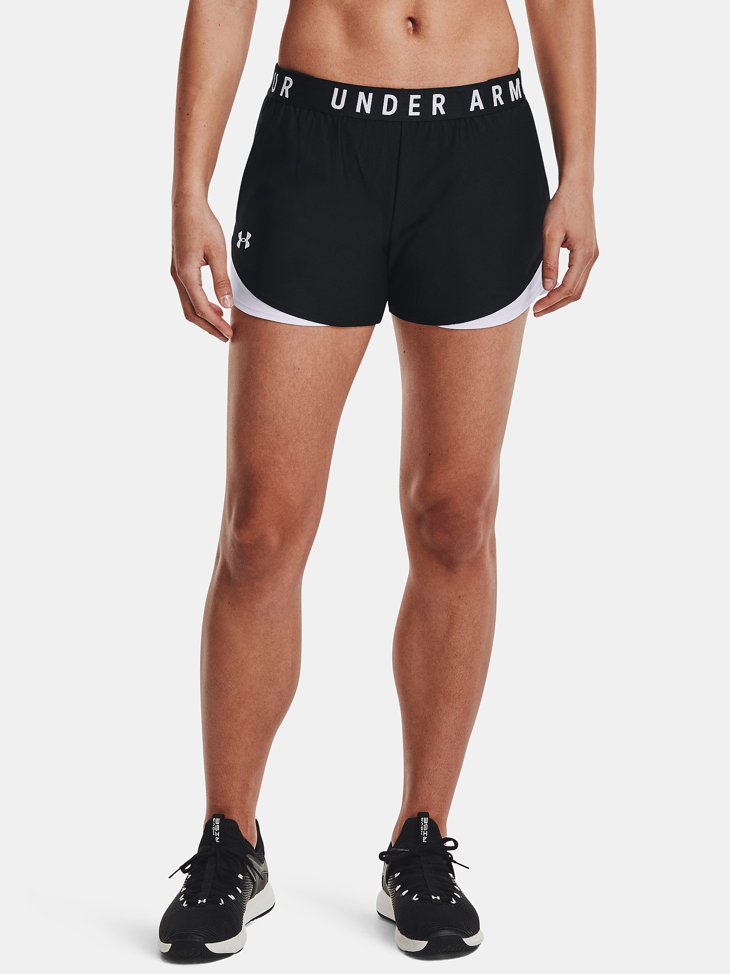 spodenki Under Armour Play Up 3.0 - Black/White