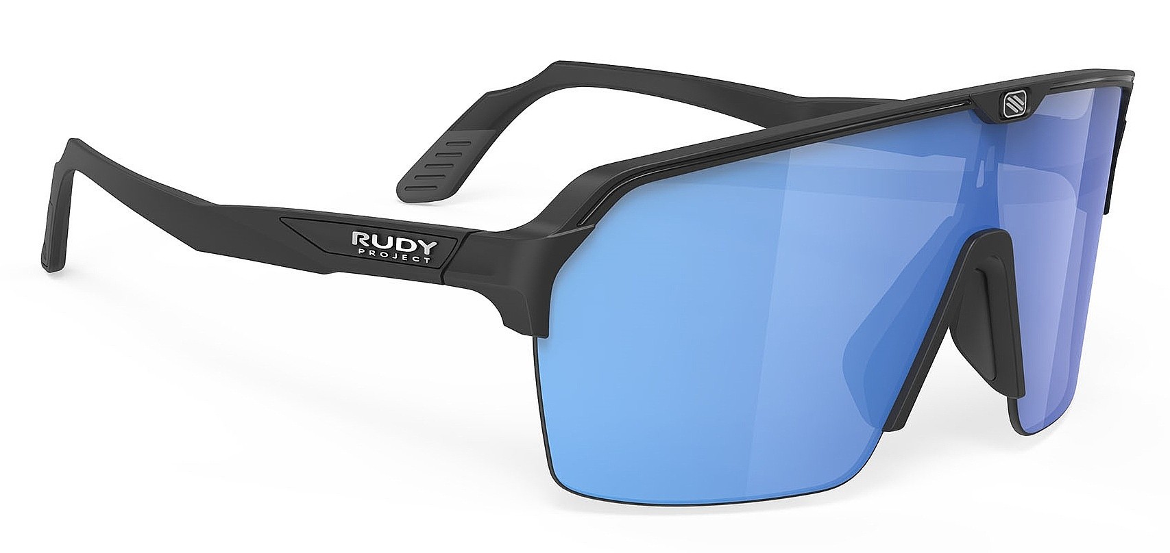 des lunettes Rudy Project Spinshield Air - Black Matte/Multilaser Blue