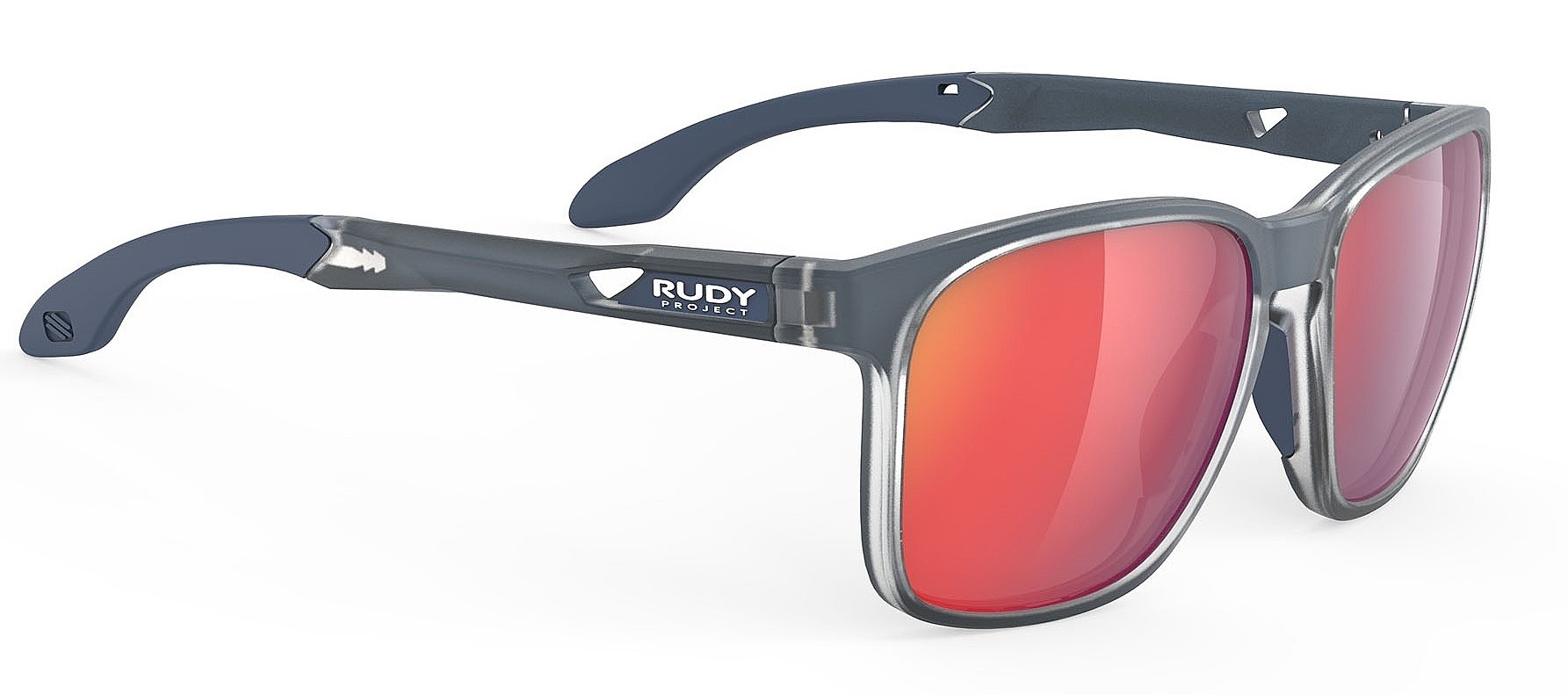 okulary Rudy Project Lightflow A - Ice Blue Metal Matte/Multilaser Red