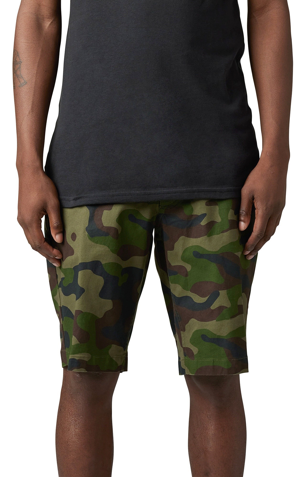 short Fox Essex Camo 2.0 - Green Camo - men´s
