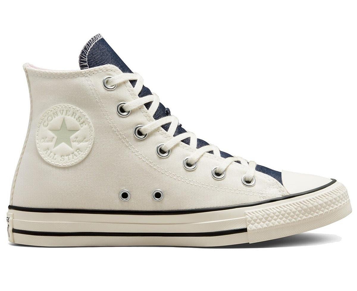 chaussures Converse Chuck Taylor All Star Denim Fashion Hi - A02881/Egret/Navy/Summit Sage - women´s