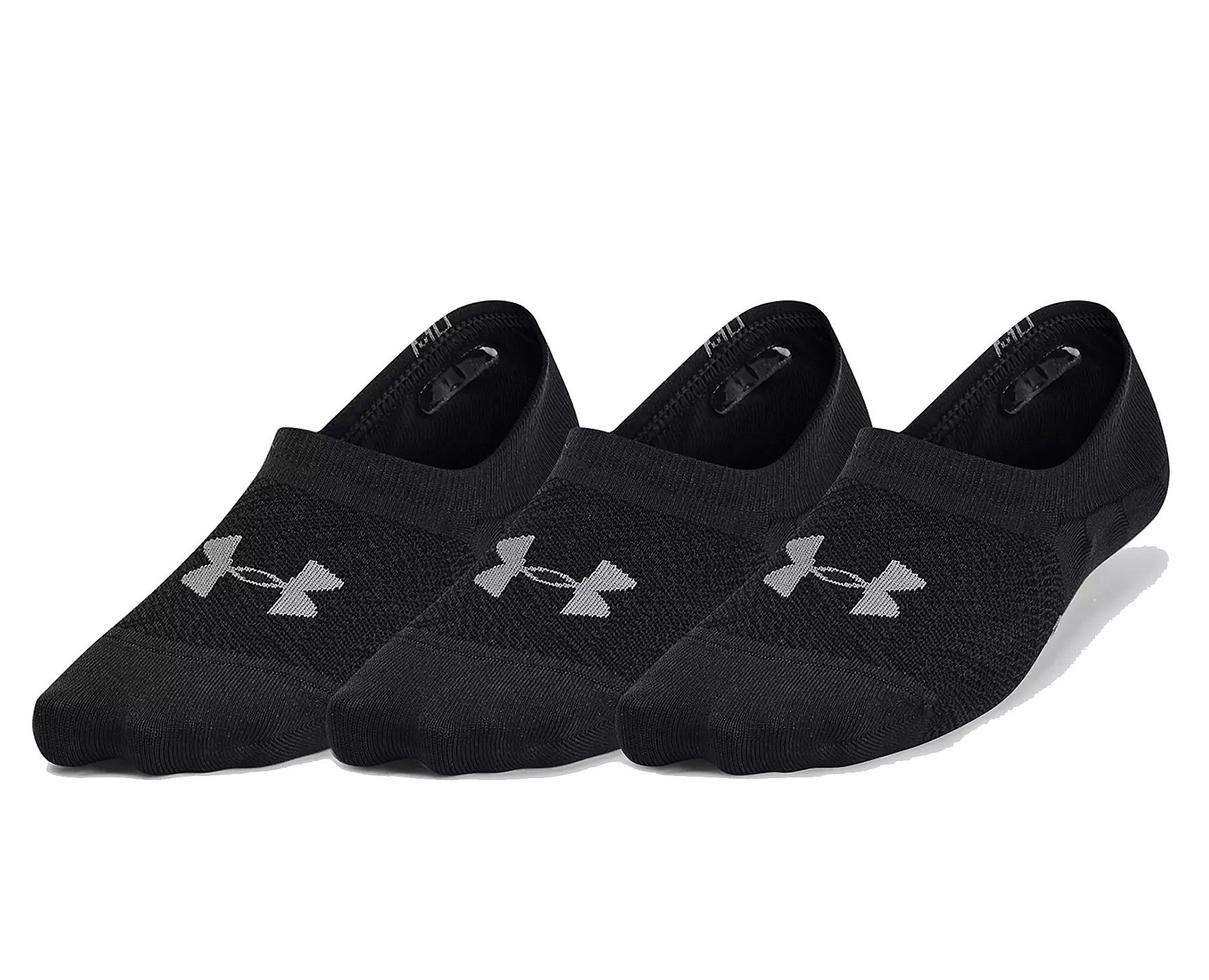 skarpetki Under Armour Breathe Lite Ultra Low 3 Pack - 001/Black/Pitch Gray