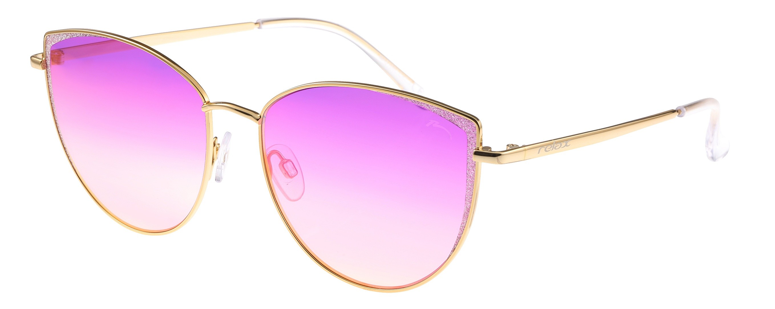 очки Relax Queen - R0355C/Gloss Gold/Brown - women´s
