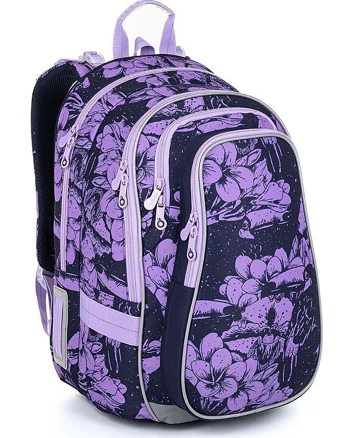 backpack Topgal LYNN 23008 - G/Black/Violet - unisex junior