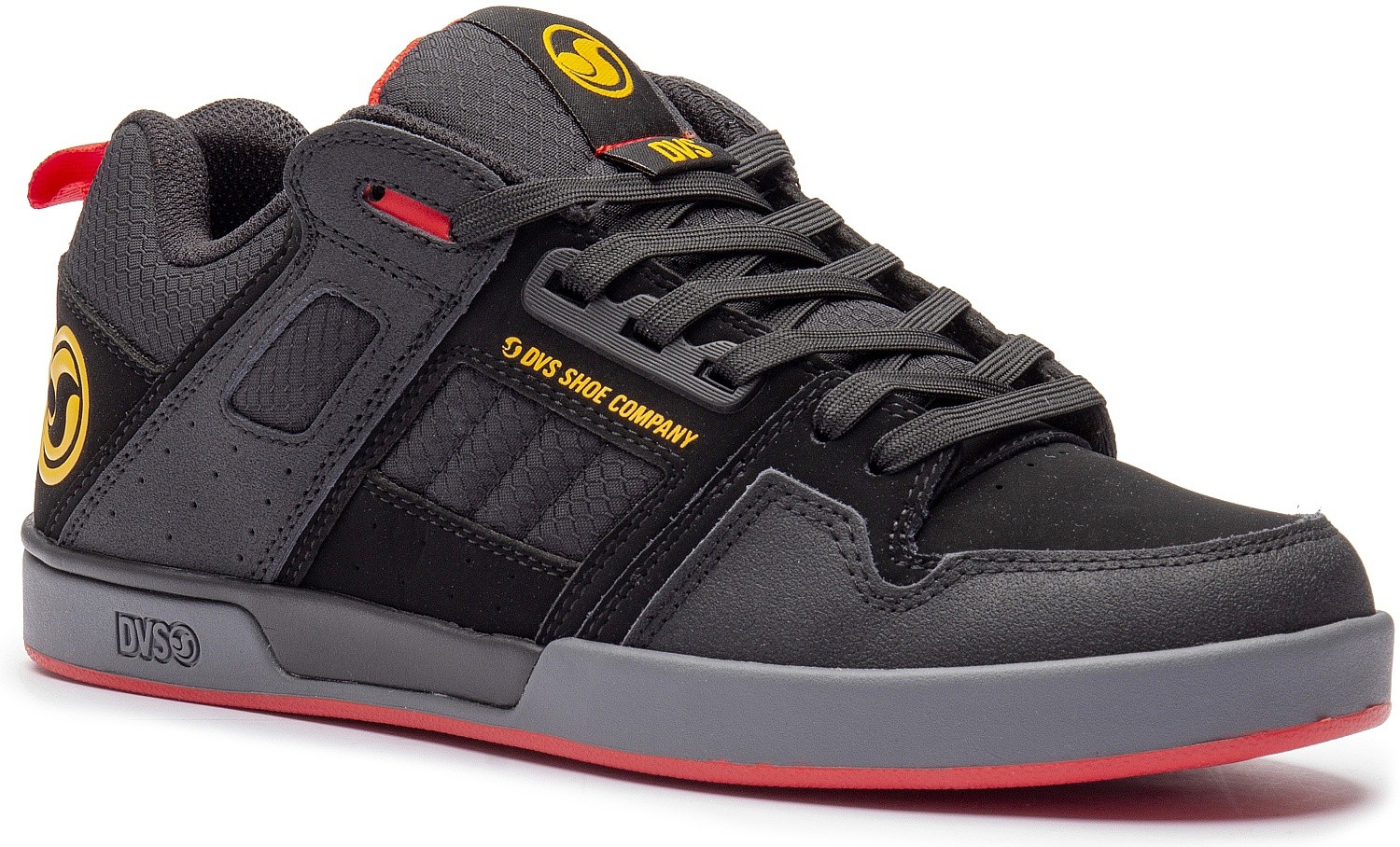sko DVS Comanche 2.0+ - Black/Yellow/Fiery/Nubuck - men´s