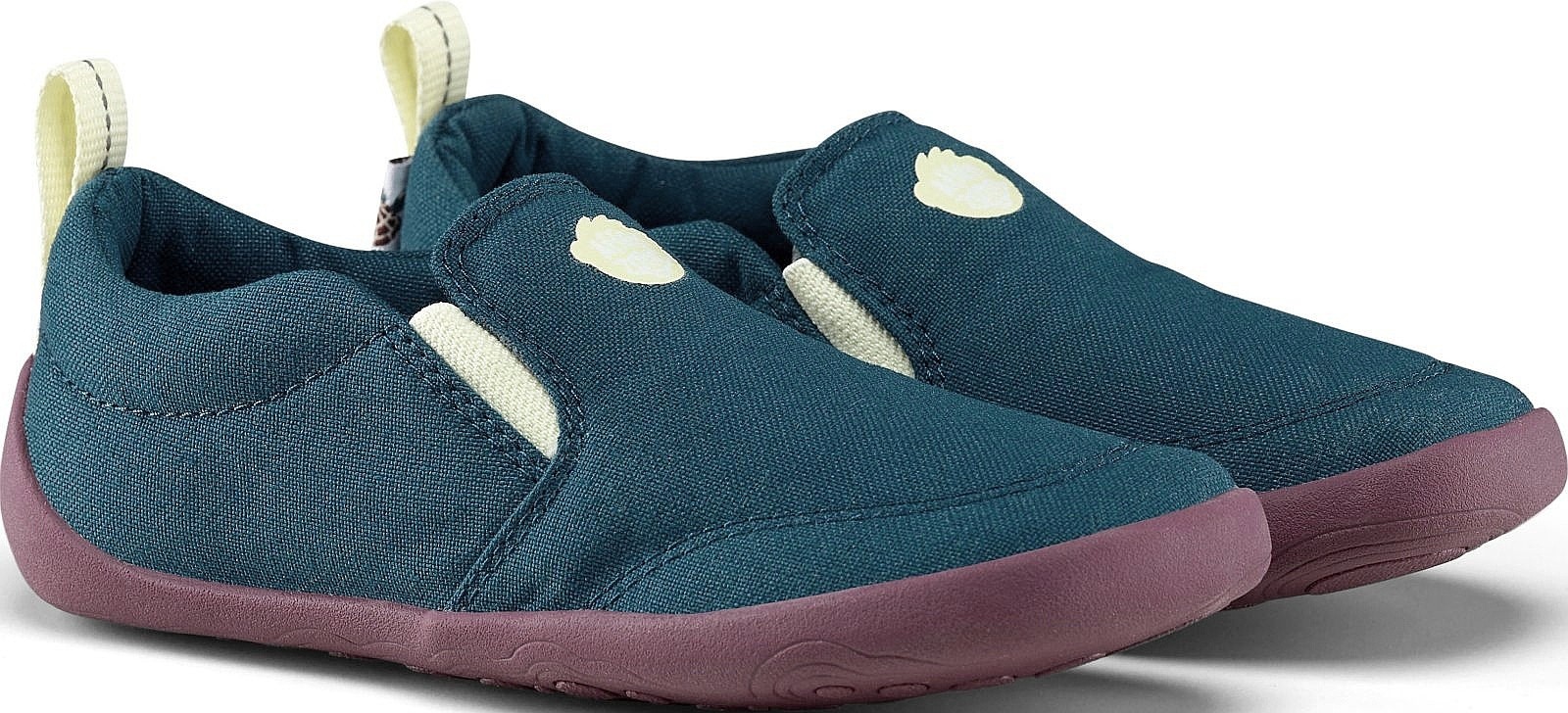 sko Affenzahn Sneaker Canvas Ready Turtle - Petrol - kid´s