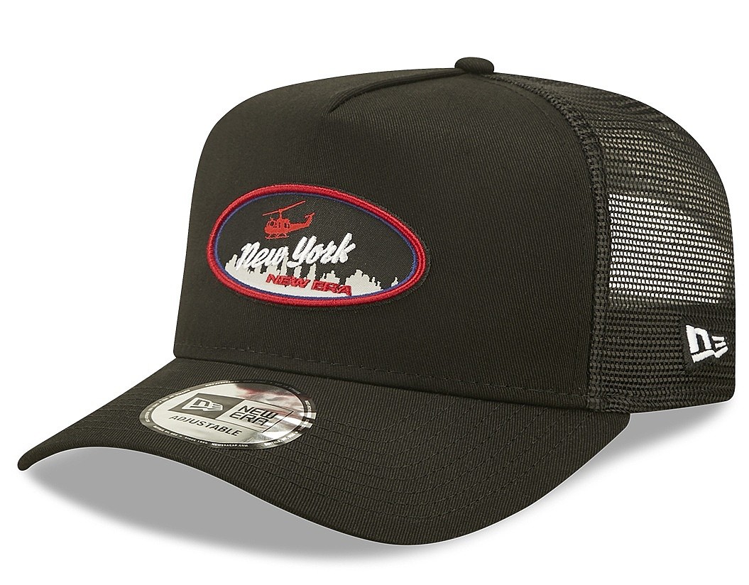 кепка New Era 9FO AF Oval State Trucker Branded - Black/Red - men´s