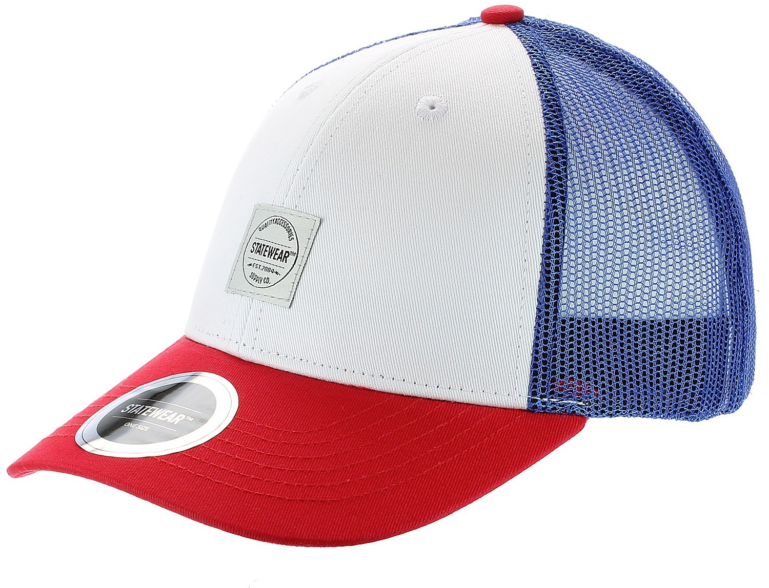 cap Statewear Tulsa Trucker - White/Red