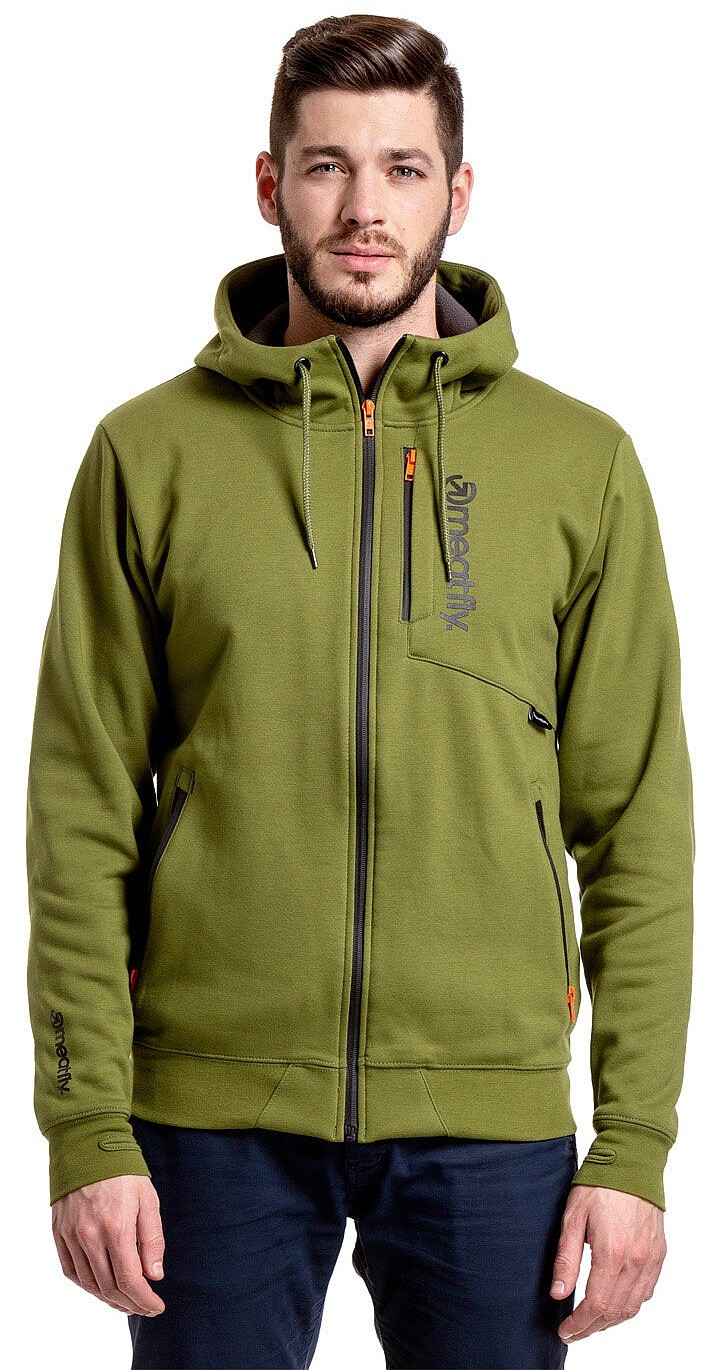 sweat-shirt Meatfly Lightyear Zip - Calla Green - men´s