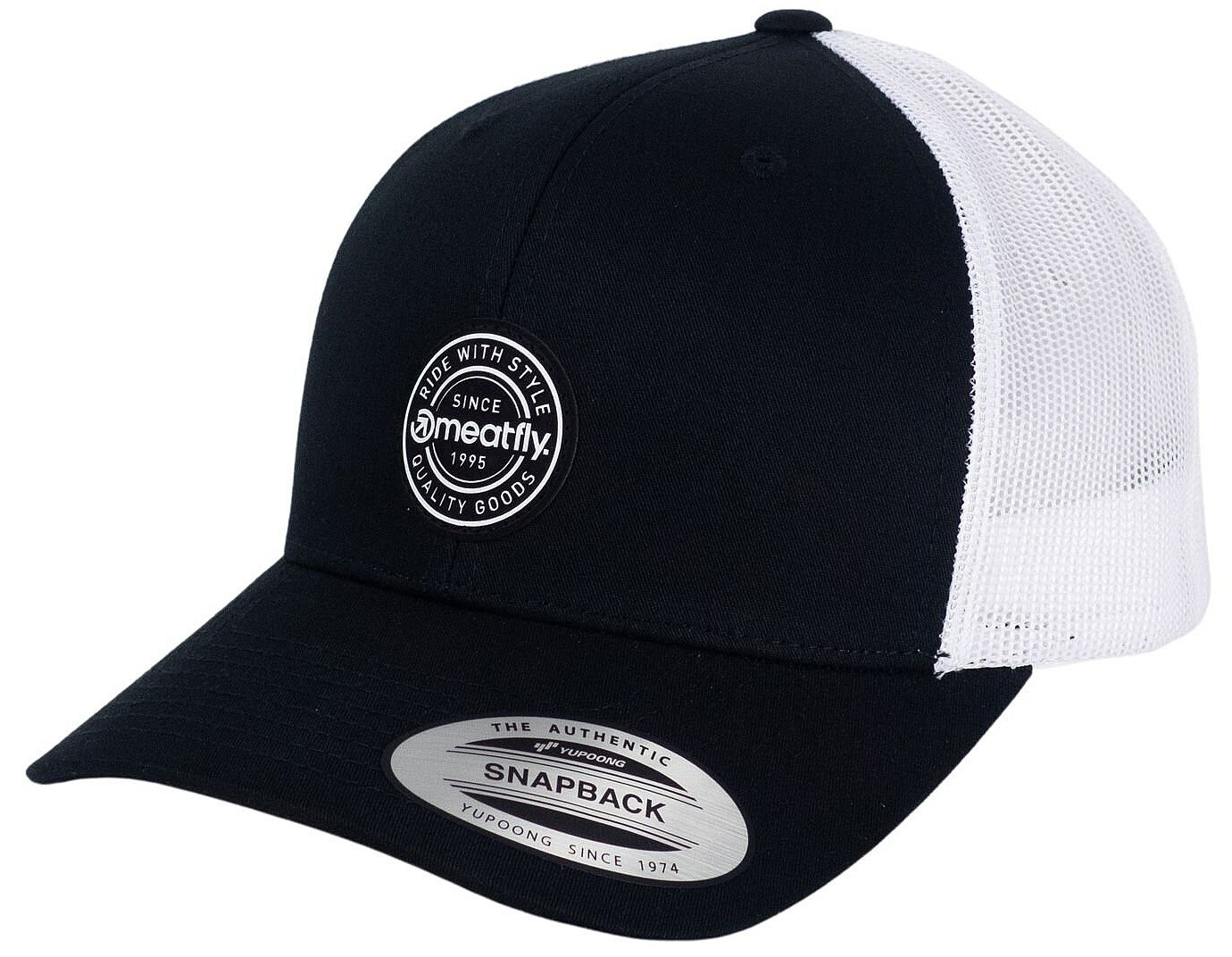 czapka z daszkiem Meatfly MF View Trucker - White Round/Black/White